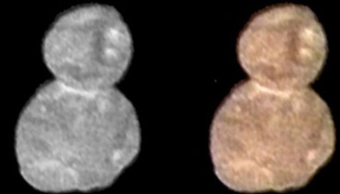 NASA says faraway world Ultima Thule shaped like 'snowman'