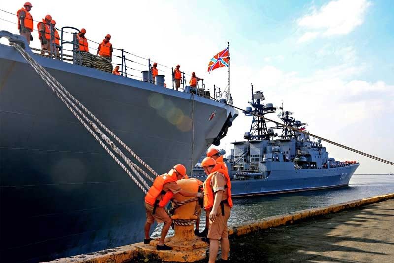 Russian ships in Manila for naval cooperation