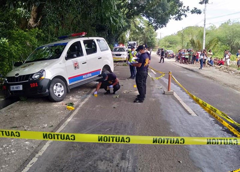 2 police escorts survive ambush in Argao: Drug suspect  slain