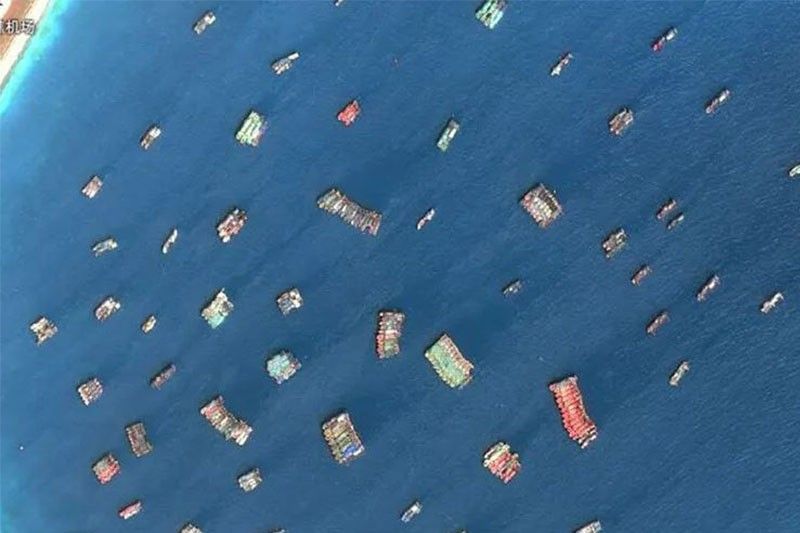 Satellite imagery shows Chinese fishing vessels in Philippine EEZ â�� study