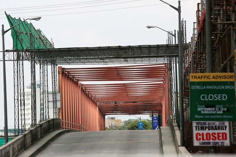 DPWH: Estrella-Pantaleon Bridge in Rockwell closed starting Jan. 19
