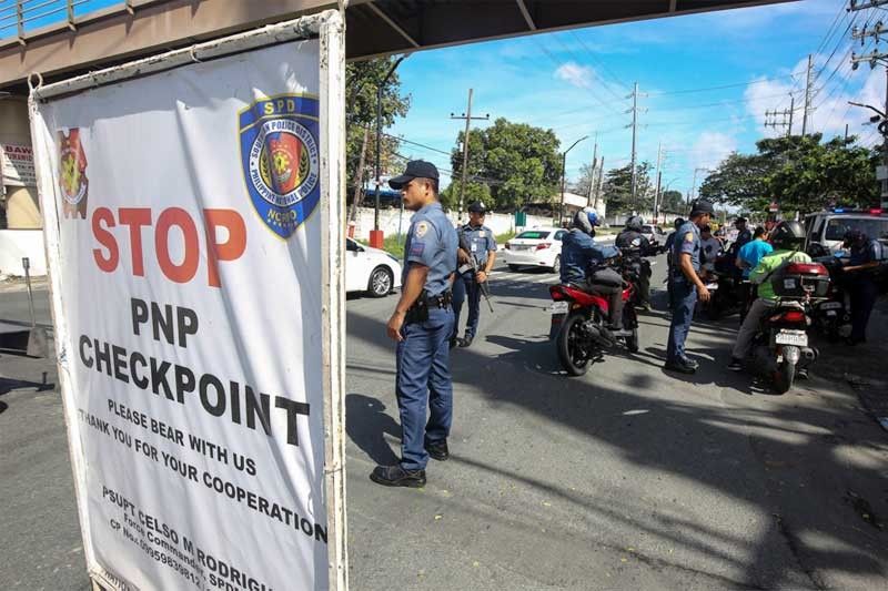 Checkpoints inilatag na ng PNP