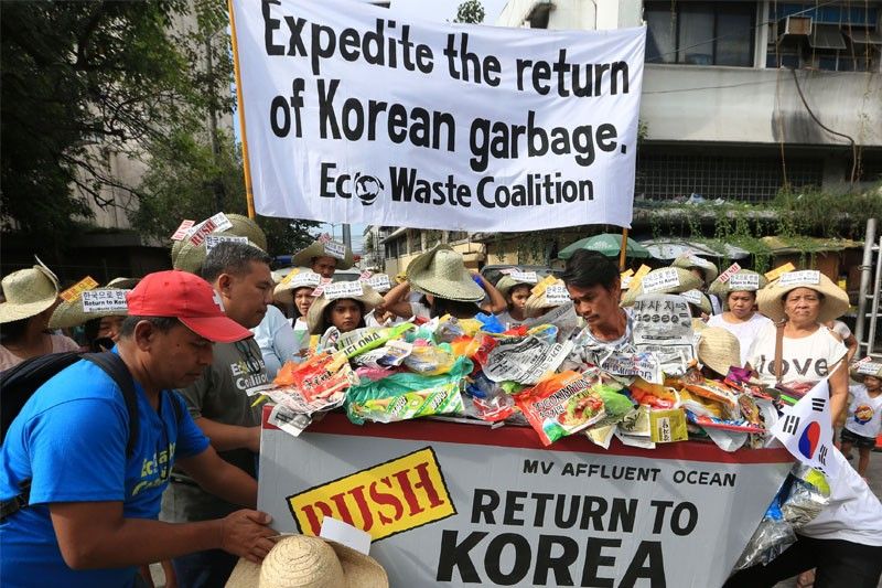Ship returning trash to South Korea arrives in Philippines, solon says