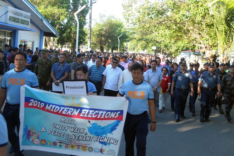 Unity Walk para sa peaceful  2019 elections, inilunsad