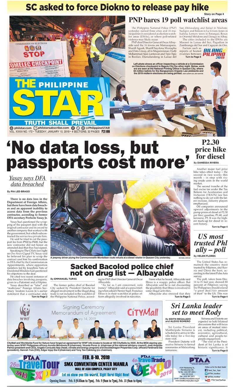 The STAR Cover (January 15, 2019)