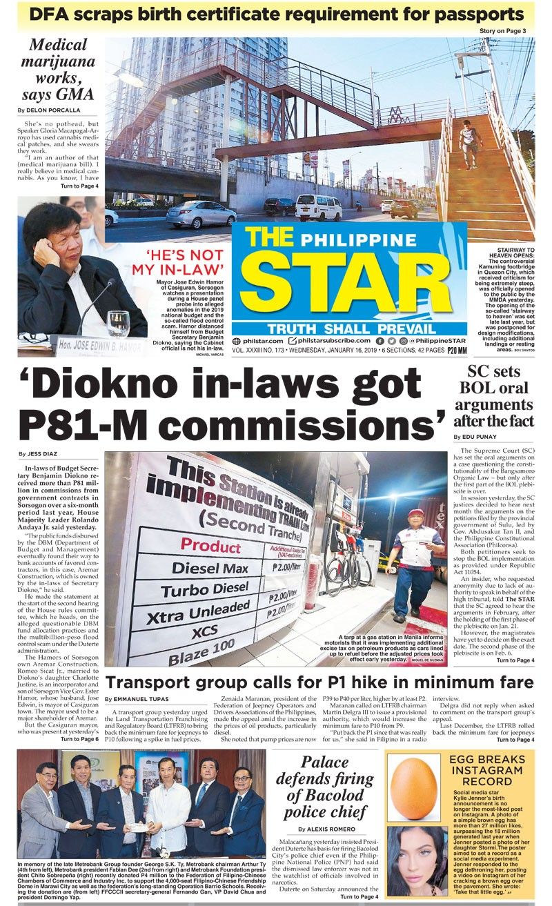 The STAR Cover (January 16, 2019)