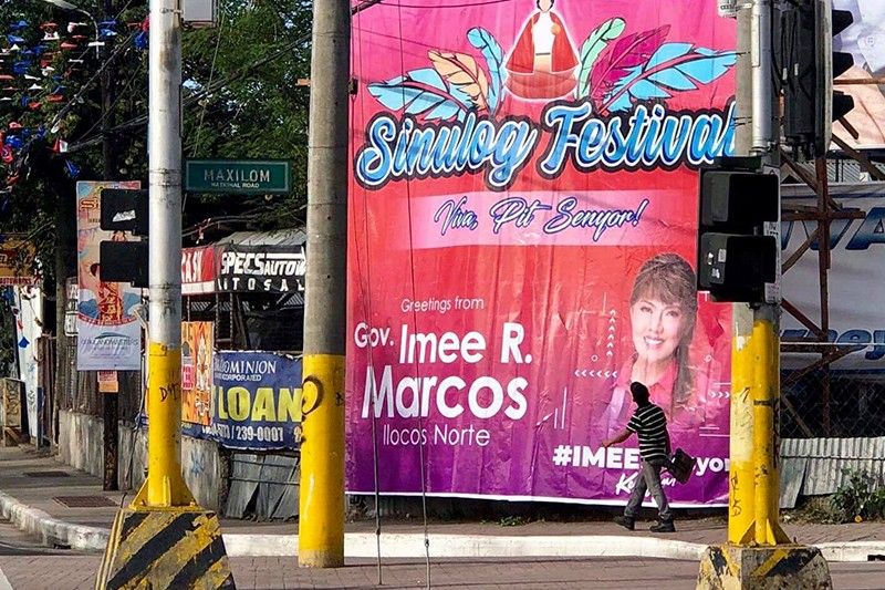 Cebu City mayor orders removal of Imee Marcosâ�� Sinulog tarpaulin