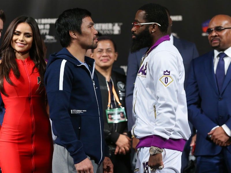 Pacquiao continues to stay busy as weigh-in nears