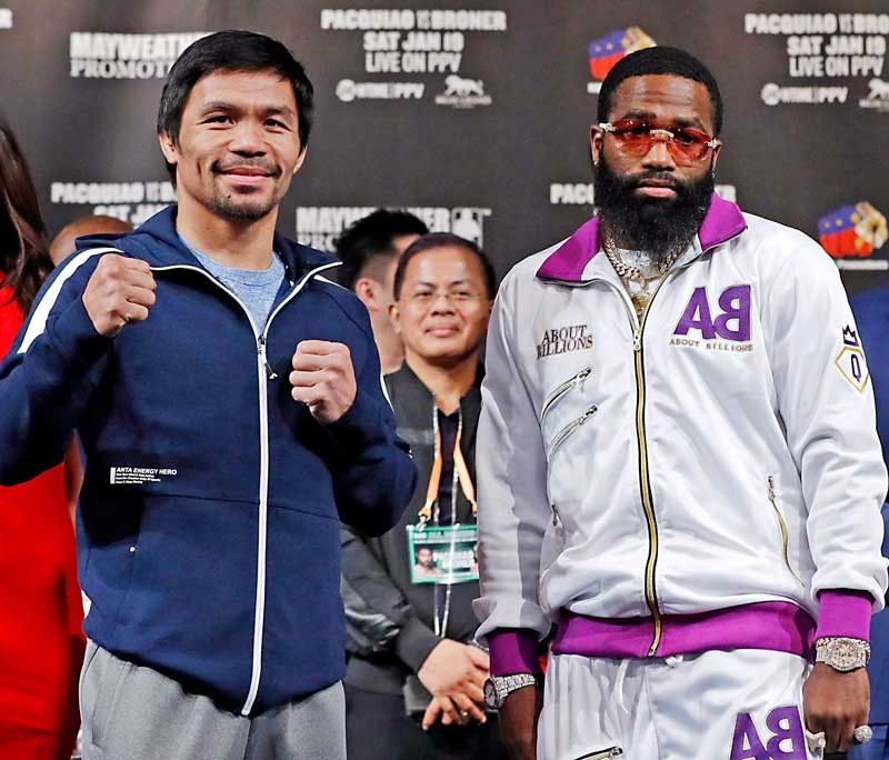 Adrien Broner plays Mr. Bad Guy; Manny Pacquiao Mr. Cool