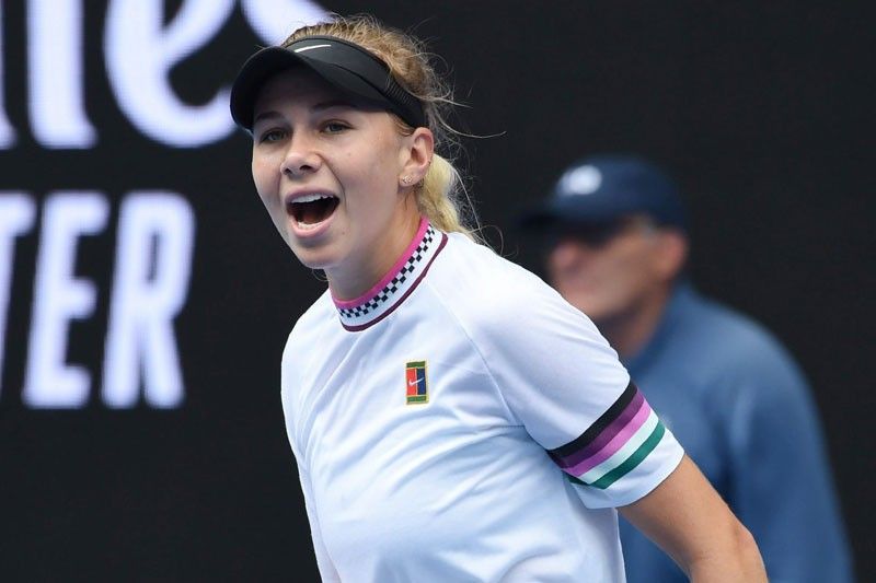 Amanda Anisimova makes heads turn at Australian Open