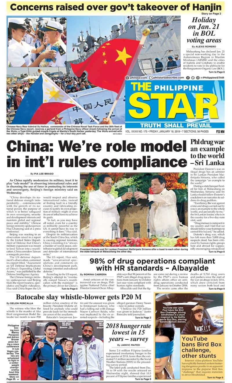 The STAR Cover (January 18, 2019)