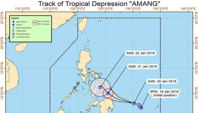 Signal 1 still up in 13 areas as &lsquo;Amang&rsquo; nears Caraga