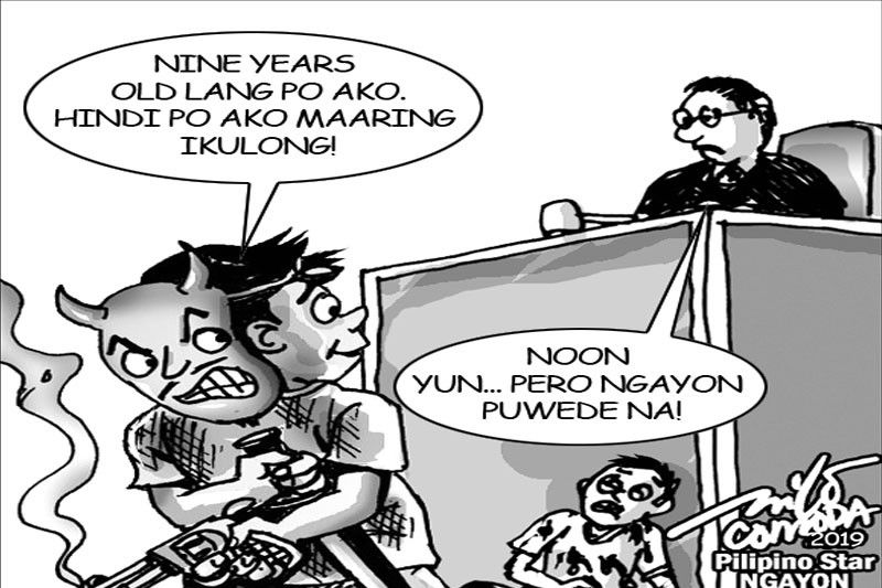 EDITORYAL - Kasuhan din ang mga  magulang ng 9-anyos