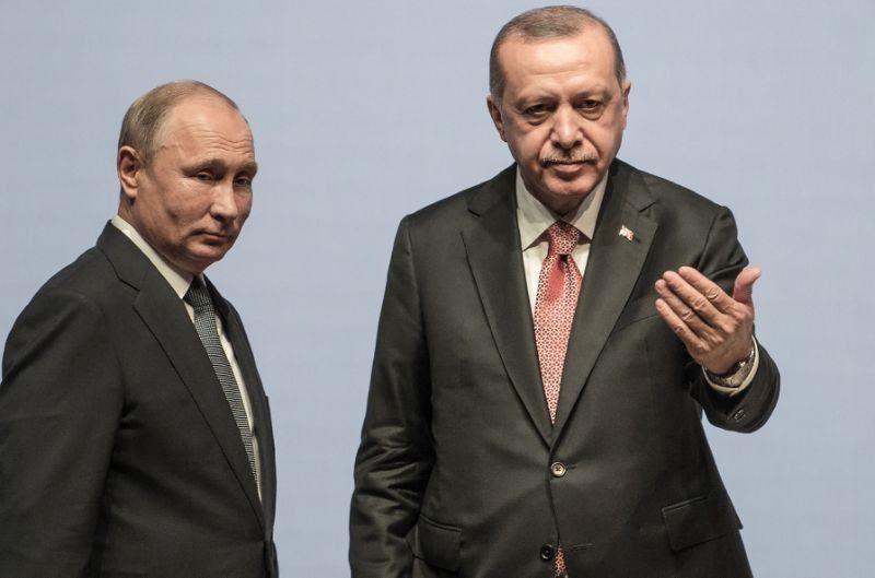 Erdogan in Moscow for talks with Putin on Syria safe zone