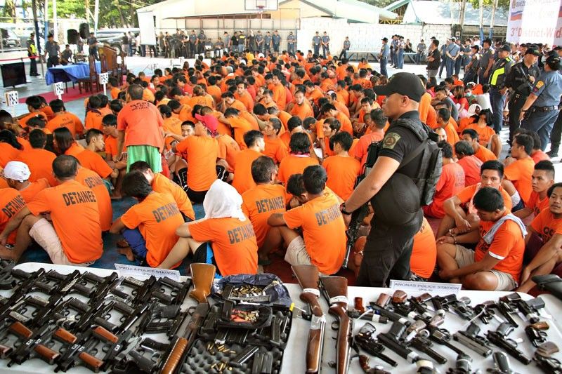 Weapons, gadgets seized from foreigners in Bureau of Immigration jail raid