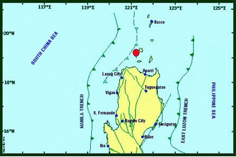 Magnitude 5.5 quake rocks Cagayan