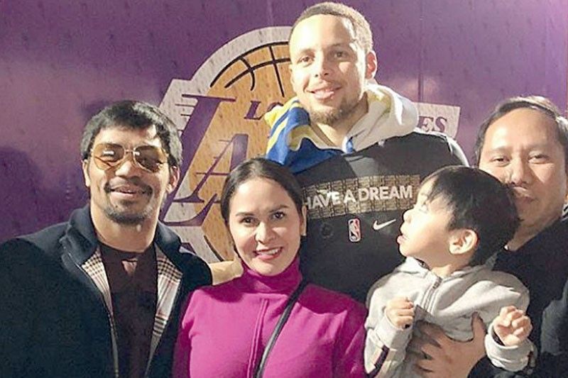 Suportado ni Manny, Jinkee sagad sa buto ang kilig kay Steph Curry