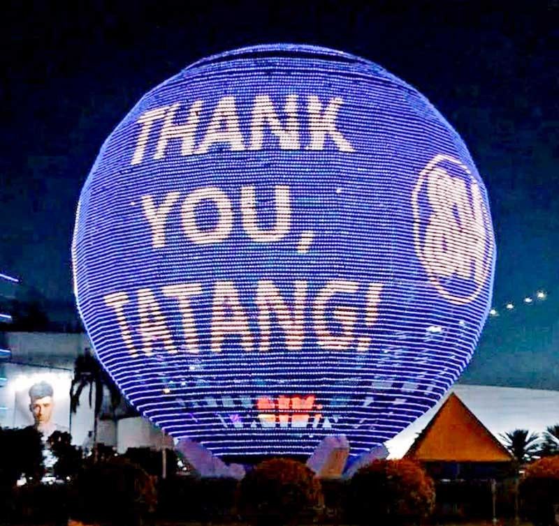 Thank you, Tatang!