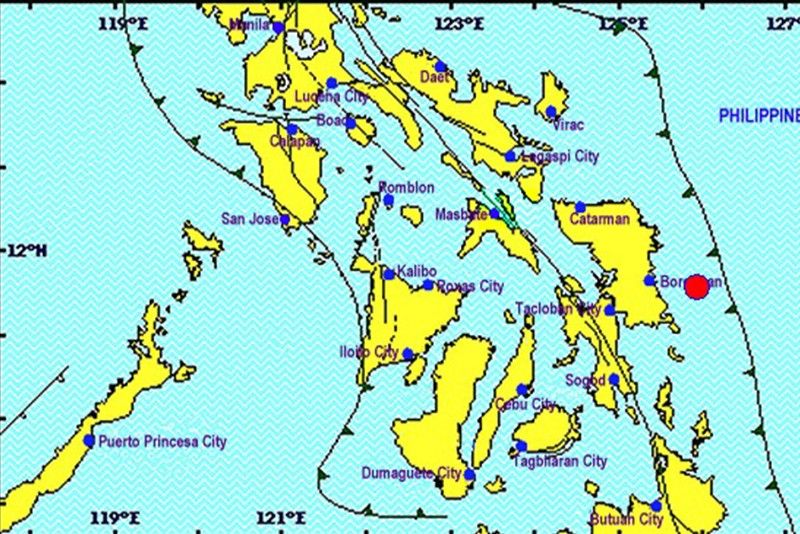 Magnitude 5.1 earthquake hits Eastern Samar
