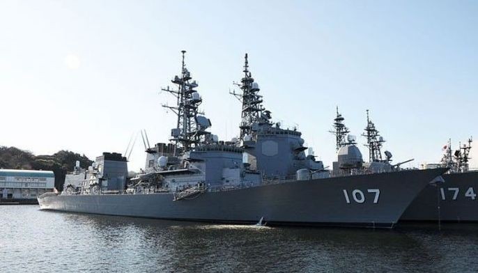 Japanese warship arrives in Manila for goodwill visit