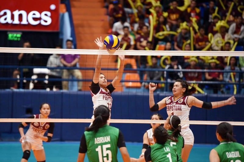 Perpetual Help goes for NCAA volleyball triple-kill