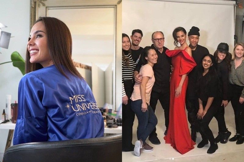 In photos: Behind the scenes of Catriona Grayâs first official photo shoot as Miss Universe