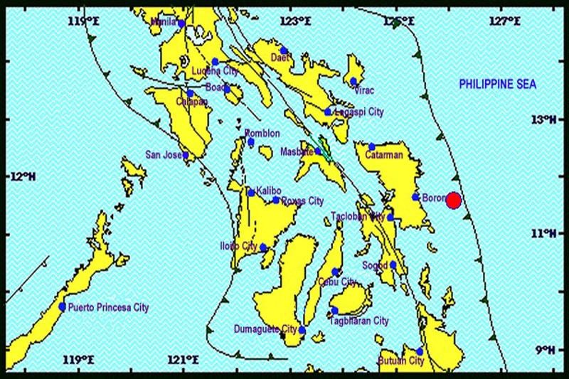 Magnitude 4.9 quake strikes off Eastern Samar coast
