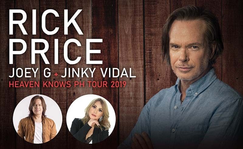 Rick Price with Joey G, Jinky Vidal for Valentine's week tour