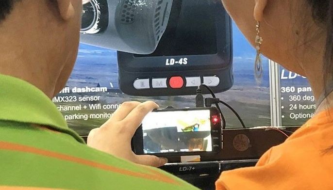 Footage sa dash cam napapas