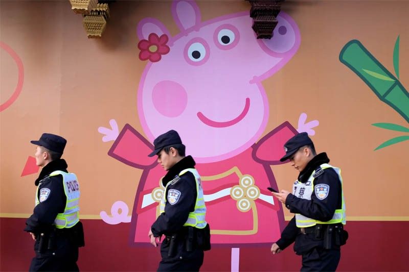 'Gangster' Peppa back in China's good graces in Year of the Pig