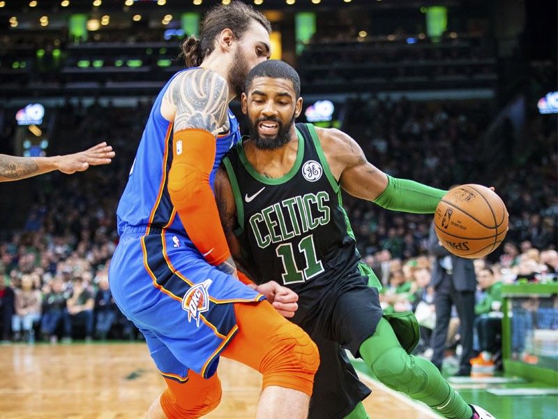 Irving scores 30 as Celtics snap Thunder NBA win streak