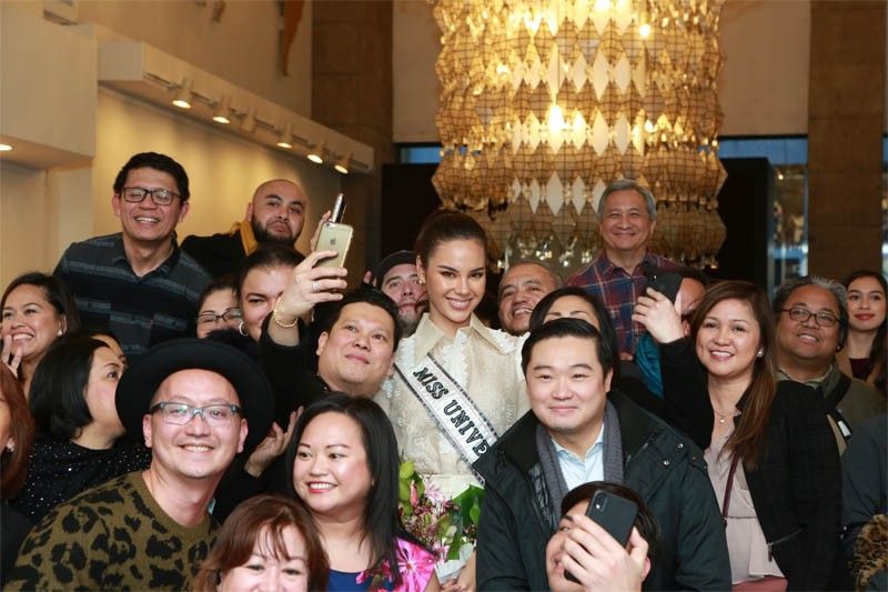 Catriona Gray feels â��at homeâ�� after meeting Filipinos in New York