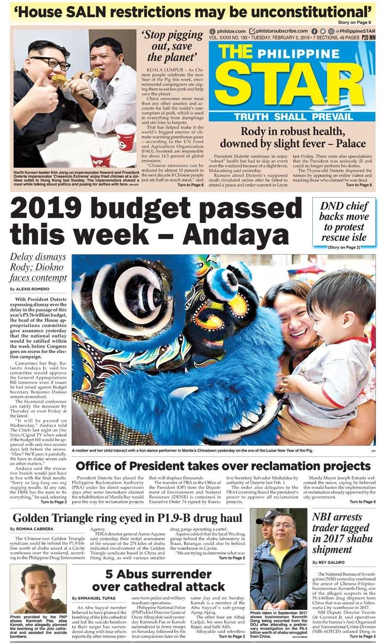 The STAR Cover (February 5, 2019)