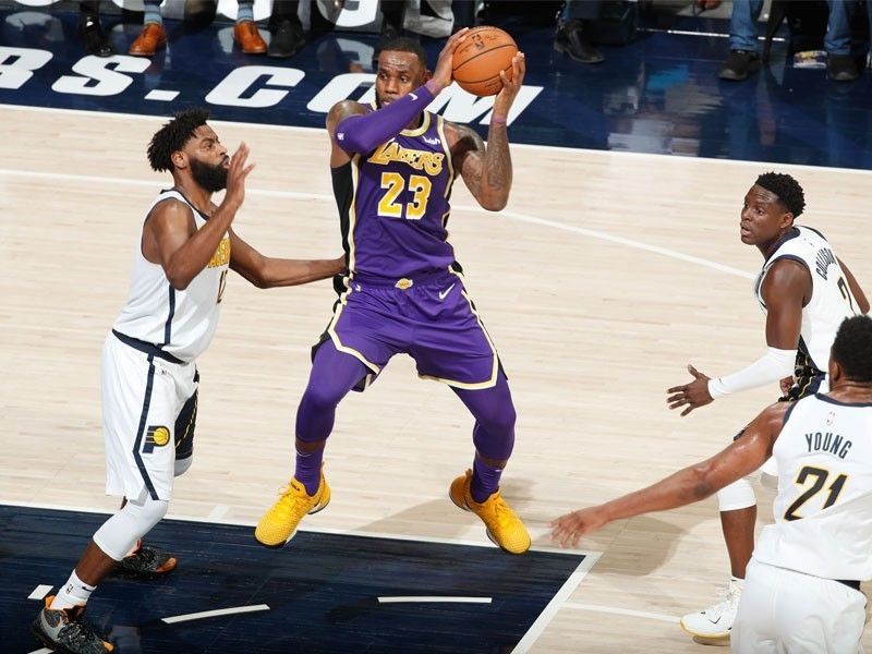 Pacers nagpaulan ng tres sa Lakers