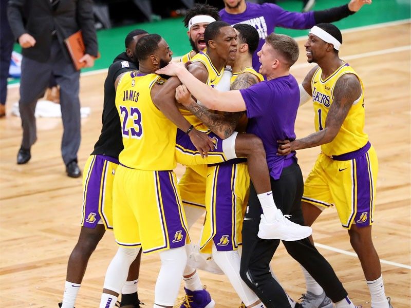 Rondo's buzzer-beater tows Lakers past Celtics