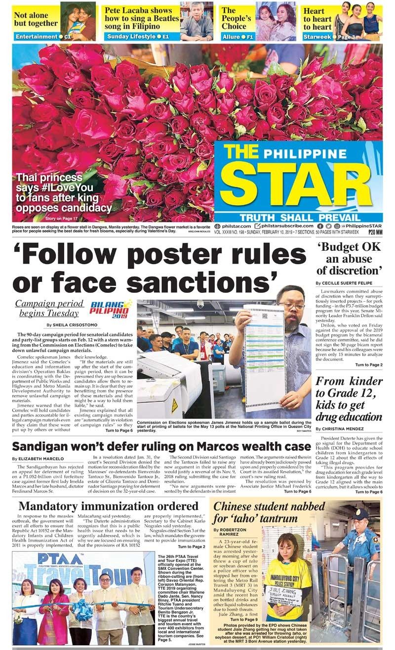 The STAR Cover (February 10, 2019)