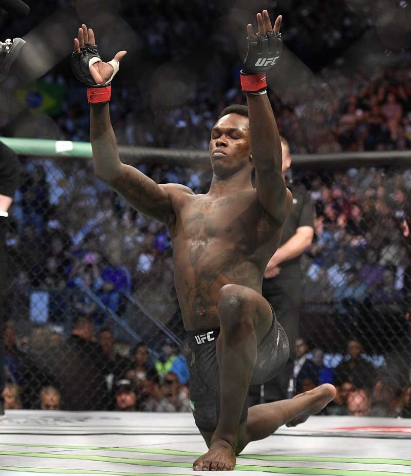 Israel Adesanya masters Anderson Silva in UFC