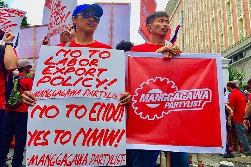 Militant labor groups kick off campaign for party-list