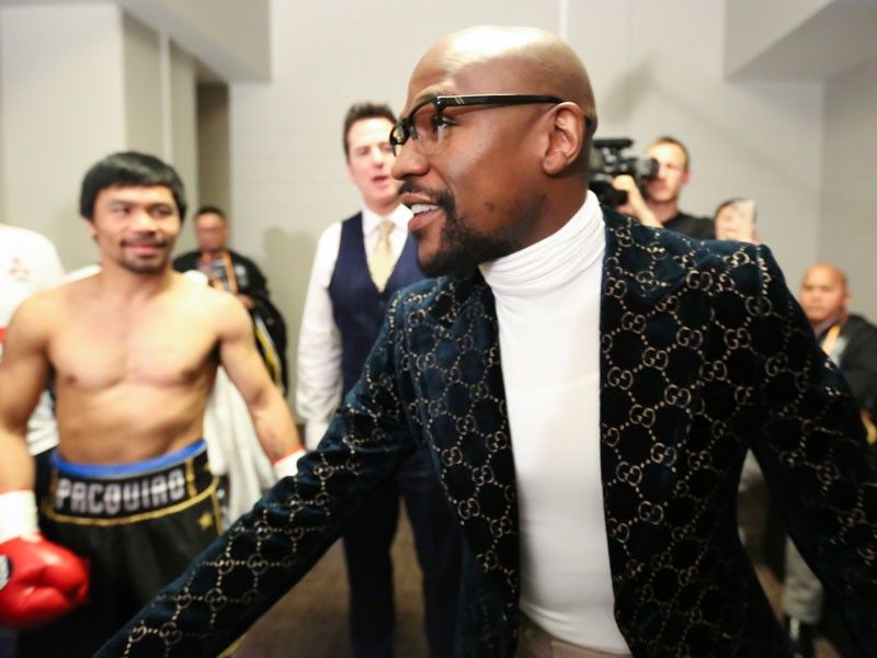 Mayweather wears Philippine flag-inspired boxing attire in latest