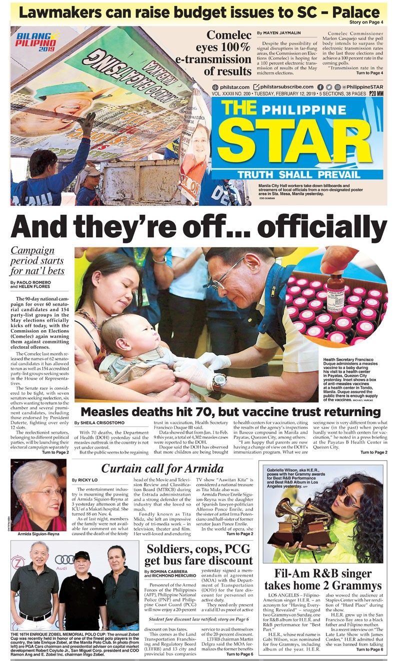 The STAR Cover (February 12, 2019)