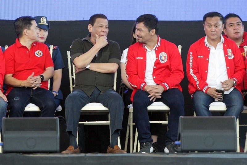 Magkaibang PDP-Laban, HNP senatorial slate ipinaliwanag ni Duterte