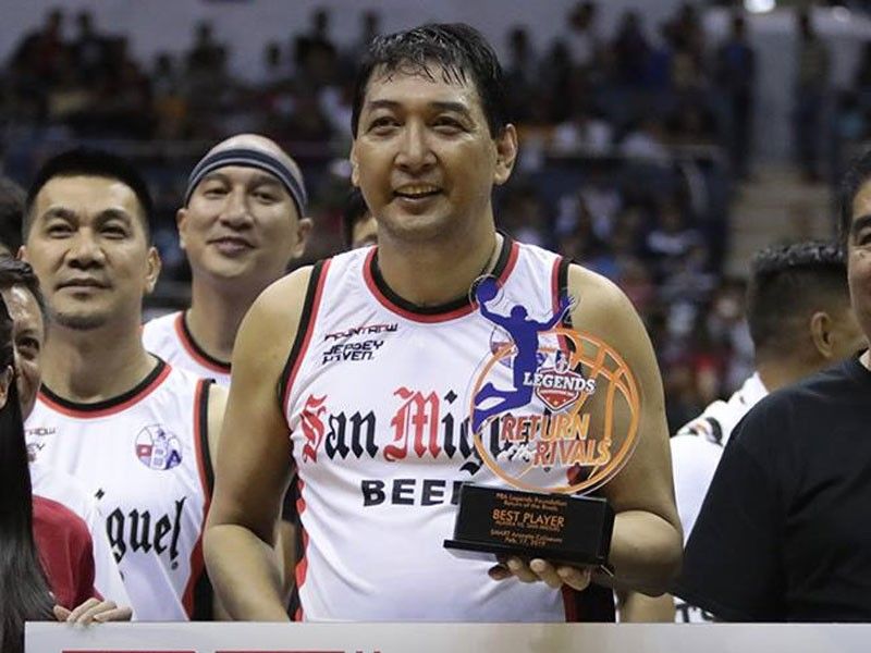 Caidic's timeless touch lifts San Miguel over Alaska in PBA legends showdown