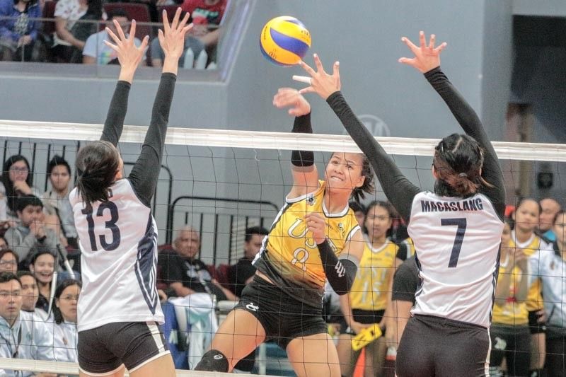 Eya Laure steps up as UST bests Adamson in five sets