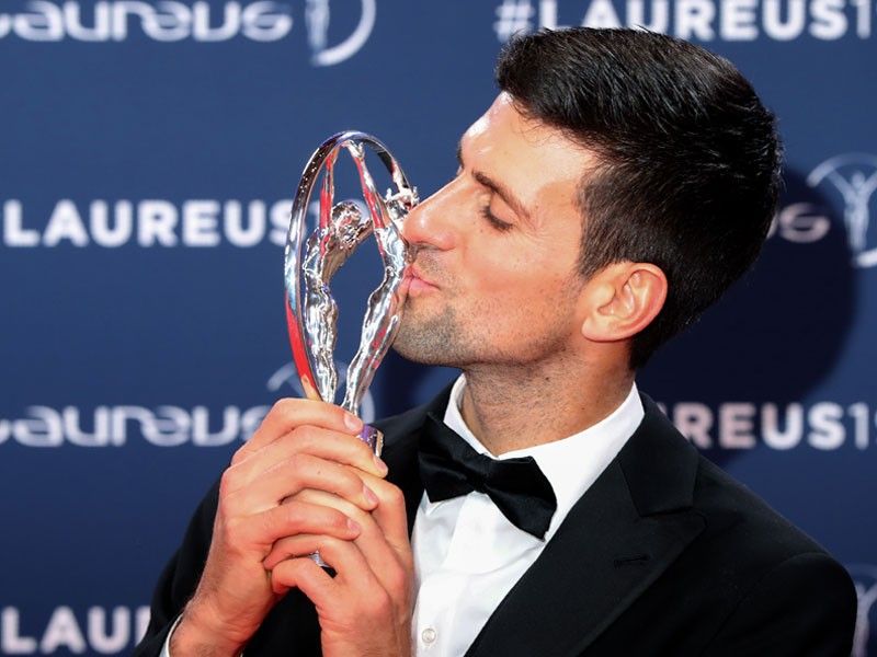 Djokovic, Biles win Laureus sports people of year awards