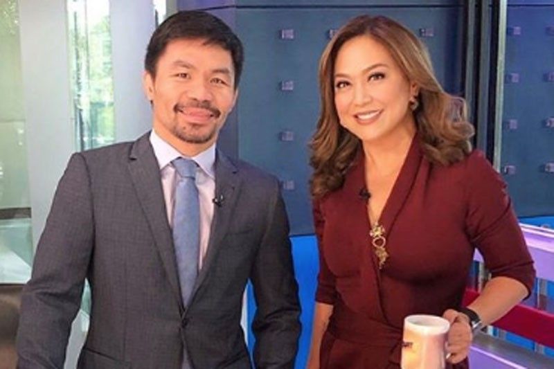 Matapos gisa-gisahin, Manny Pacquiao pinagtanggol si Karen Davila!