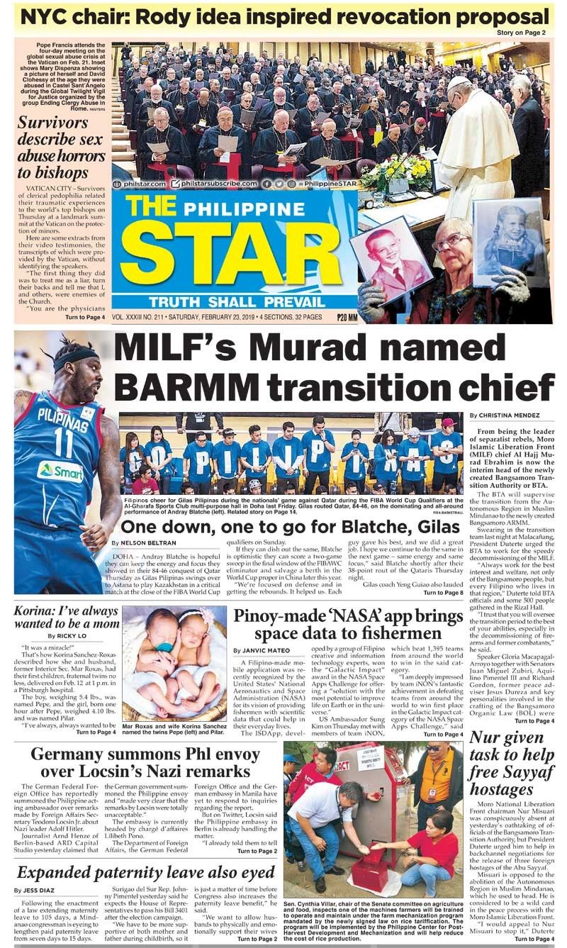 The STAR Cover (February 23, 2019)