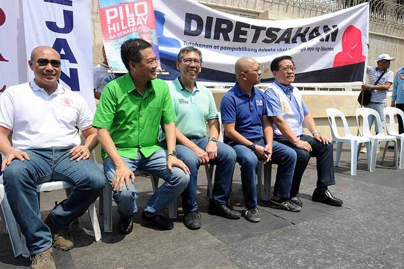 Hugpong ng Pagbabago bets no show at Otso Diretso's debate invite