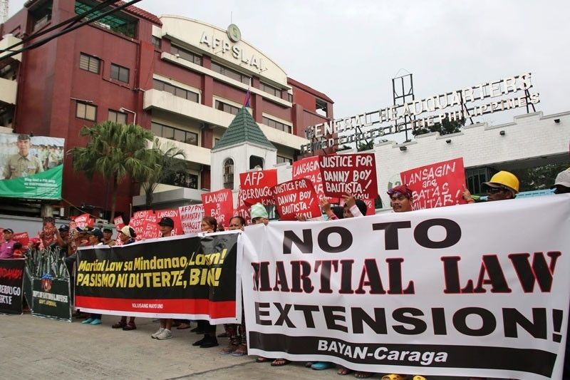 Back to martial law? Palace says no