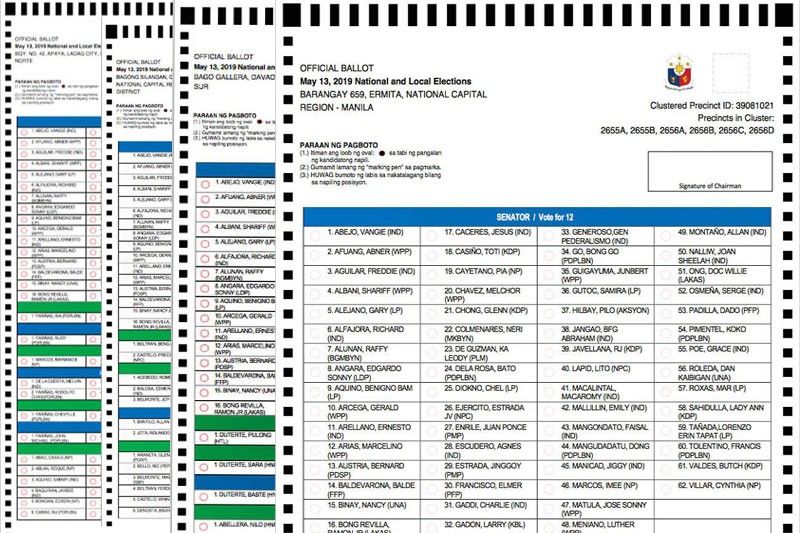 Comelec posts ballot templates on websites