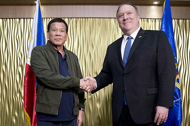 Duterte meets US State Secretary Mike Pompeo